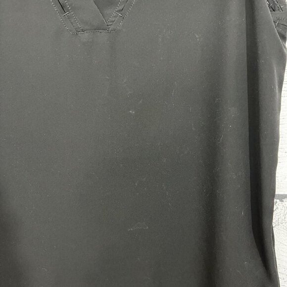 Banana Republic Black Sleeveless V-Neck Blouse, Size XS - Picture 3 of 5